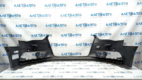 Bare front bumper Audi A3 8V 15-16 for parking sensors, silver, broken guide, scratches