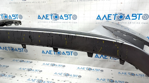 Bare front bumper Audi A3 8V 15-16 for parking sensors, silver, broken guide, scratches