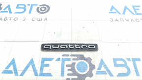 Emblem inscription QUATTRO trunk lid Audi A3 8V 15-20