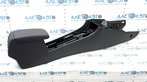 Console central armrest VW Passat 20-22 leather black, scratches