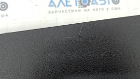 Console central armrest VW Passat 20-22 leather black, scratches