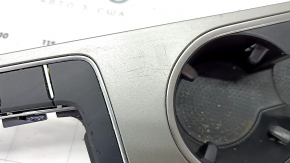 Center console trim cup holders VW Passat 20-22 gray, scratches