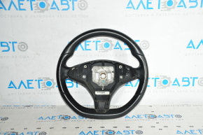 Steering wheel bare Tesla Model S 12-20 leather black, worn Used