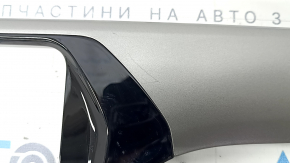 Front panel trim center VW Passat 20-22 black-gray, scratch, broken mount