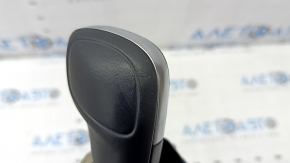 Gear knob with shifter cover VW Passat 20-22 leather black under start-stop, scratches