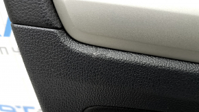 Door trim card front left VW Passat 20-22 leather black, gray molding, scratches