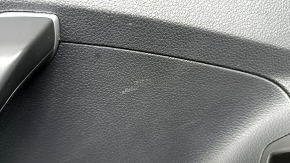 Door trim card front left VW Passat 20-22 leather black, gray molding, scratches