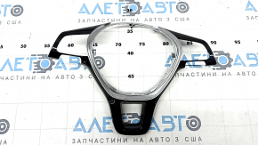 Steering wheel cover VW Passat 20-22 black with aluminum