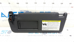 Left visor Audi A3 8V 15-16 4d black, without hook