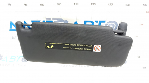 Left visor Audi A3 8V 15-16 4d black, without hook