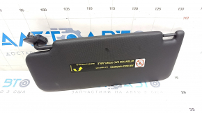 Right visor Audi A3 8V 15-16 4d black, without hook