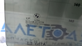 Glass of the rear left door BMW X7 G07 19 - triplex, tinted