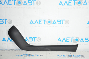 Center console trim side left Tesla Model S 12 - black, leather, minor tear Used