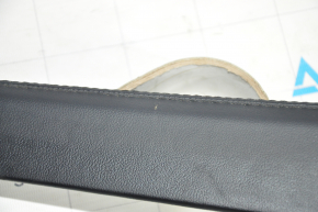 Center console trim side left Tesla Model S 12 - black, leather, minor tear Used
