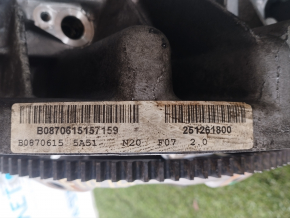 BMW 5 F10 12-16 N20B20A engine, 105k, compression 11-11-11-11, oil filler cap broken