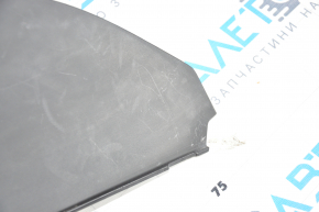 Tesla Model S 12-20 Instrument Cluster Small Monitor Visor Cover Black, Abrasion Used