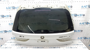 Bare trunk door with glass upper part BMW X7 G07 19- white A96