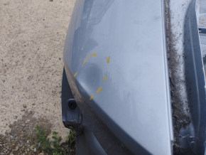 Quarter wing rear left Audi A3 8V 15-20 4d, silver, on the body, bump, dented