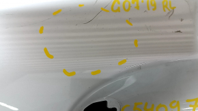 Bare rear left door BMW X7 G07 19- white A96, dent, bumps, paint chips