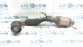 The inlet pipe with catalytic converters VW Passat b7 12-15 USA 1.8T is sawn off, the mesh is torn