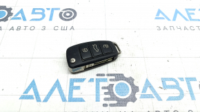 Key Audi A3 8V 15-20 smart 4 buttons, worn, missing cover