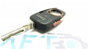 Key Audi A3 8V 15-20 smart 4 buttons, worn, missing cover