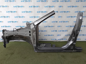 Front left quarter Nissan Rogue 14-20 sawed off, with central pillar, graphite, butt