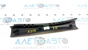 Front pillar trim middle right Audi A3 8V 15-20 4d, 5d, black, broken mount