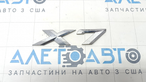Emblem inscription X7 trunk door BMW X7 G07 19-