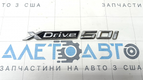 Emblem inscription X-Drive 50i trunk door BMW X7 G07 19-20