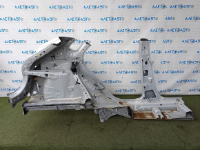 Quarter wing rear left Mazda CX-30 20- sawed off, with central pillar, white, dent