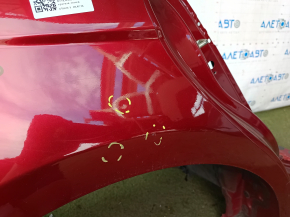 Quarter wing rear right Toyota Camry v70 18- under BSM, sawed off, red, pokes