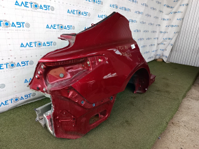 Quarter wing rear right Toyota Camry v70 18- under BSM, sawed off, red, pokes