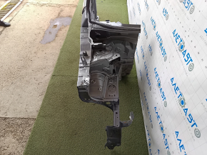 Front right quarter Nissan Rogue 14-20 sawed off, with central pillar, graphite, bumps, dents