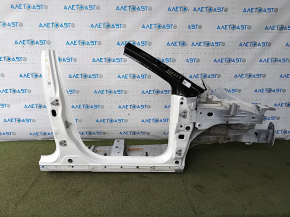 Jeep Compass 17 front right quarter - sawn off, with central pillar, white