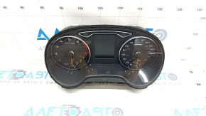 Instrument cluster Audi A3 8V 15-16 4d color display, 70k, scratches on glass