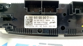 Climate control Audi A3 8V 15-17 4d under heated seats, scratches on glass