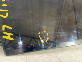 Center pillar trim outer left Tesla Model S 12-20 scratches, crack Used