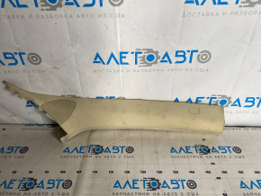 Front pillar trim right Tesla Model S 12-20 beige fabric, dry cleanable Used