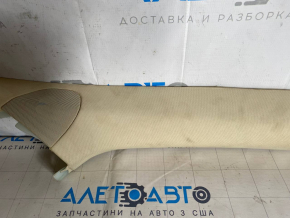 Front pillar trim right Tesla Model S 12-20 beige fabric, dry cleanable Used