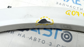 Front left fender arch trim BMW X7 G07 19-22 white, bumps, worn
