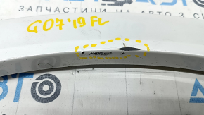 Front left fender arch trim BMW X7 G07 19-22 white, bumps, worn