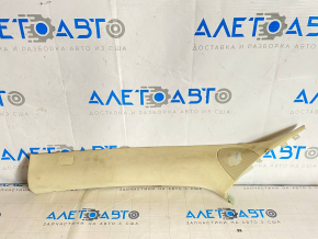 Front pillar trim left Tesla Model S 12-20 beige fabric, dry cleanable Used