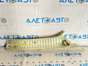 Front pillar trim left Tesla Model S 12-20 beige fabric, dry cleanable Used