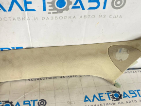 Front pillar trim left Tesla Model S 12-20 beige fabric, dry cleanable Used