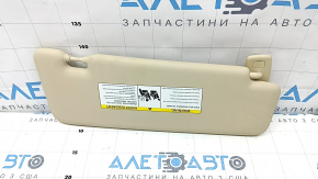Left visor BMW X7 G07 19-22 Canberra-beige, without hook