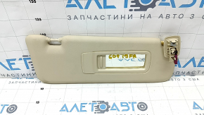Right visor BMW X7 G07 19-22 Canberra-beige, without hook, for cleaning