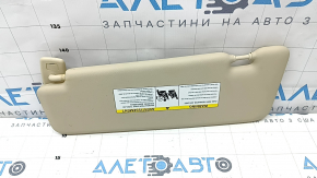 Right visor BMW X7 G07 19-22 Canberra-beige, without hook, for cleaning