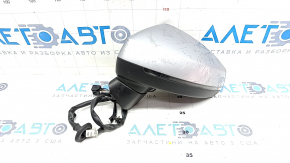 Side mirror left Audi A3 8V 15-20 4d, 5d, 6 pins, turn signal, heated, silver