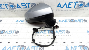 Side mirror right Audi A3 8V 15-20 4d, 5d 6 pins, turn signal, heated, silver